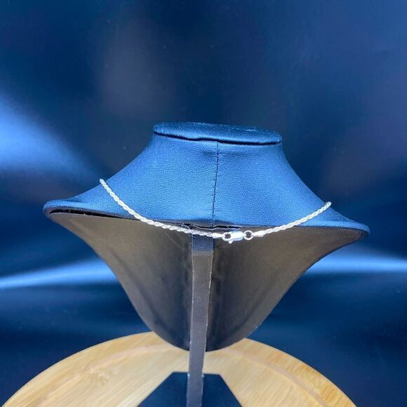 Ladies 18” 925 rope chain with lobster claw clasp - Picture 4 of 12